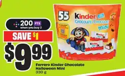 Chalo FreshCo Ferrero Kinder Chocolate Halloween Mini 330 g offer