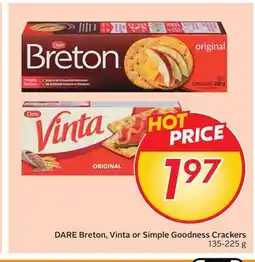 Sobeys Breton, Vinta or Simple Goodness Crackers offer
