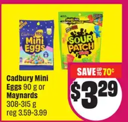 Chalo FreshCo Cadbury Mini Eggs 90 g or Maynards 308-315 g offer