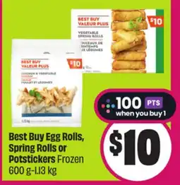 Chalo FreshCo Best Buy Egg Rolls, Spring Rolls or Potstickers Frozen 600 g - 1.13 kg offer