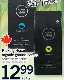 Fortinos KICKING HORSE ORGANIC GROUND COFFEE offer
