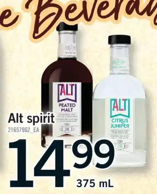 Fortinos ALT SPIRIT, 375 ML offer