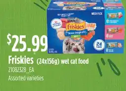 Fortinos FRISKIES (24X156G) WET CAT FOOD offer