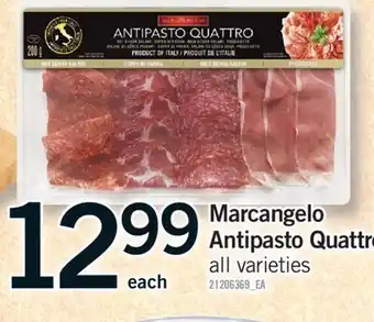 Fortinos MARCANGELO ANTIPASTO QUATTRO offer