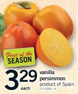 Fortinos VANILLA PERSIMMON offer