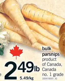 Fortinos PARSNIPS offer
