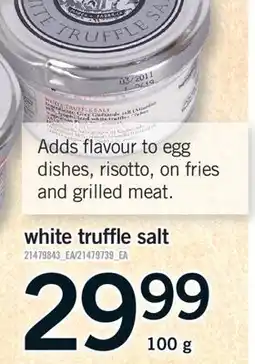 Fortinos WHITE TRUFFLE SALT, 100 G offer