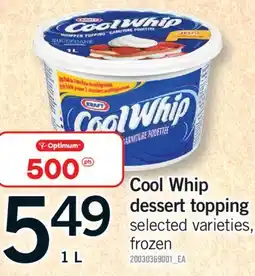 Fortinos COOL WHIP DESSERT TOPPING, 1 L offer