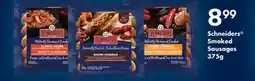 Fortinos SCHNEIDERS SMOKED SAUSAGES, 375g offer