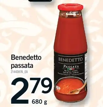 Fortinos BENEDETTO PASSATA, 680 g offer