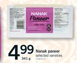 Fortinos NANAK PANEER, 341 G offer