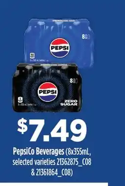 Fortinos PEPSICO BEVERAGES, 8x355mL offer