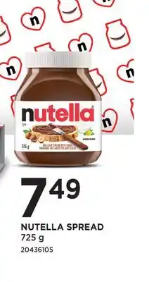 Fortinos NUTELLA SPREAD, 725 g offer