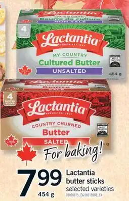 Fortinos LACTANTIA BUTTER STICKS, 454 g offer