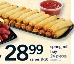Fortinos SPRING ROLL TRAY, 24 PIECES offer