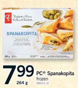 Fortinos PC SPANAKOPITA, 264 g offer