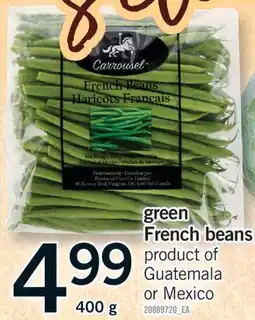 Fortinos GREEN FRENCH BEANS, 400 G offer