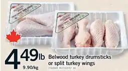 Fortinos BELWOOD TURKEY DRUMSTICKS OR SPLIT TURKEY WINGS offer