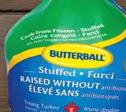 Fortinos BUTTERBALL STUFFED WHOLE TURKEY offer