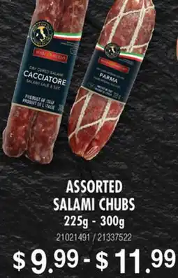 Fortinos ASSORTED SALAMI CHUBS, 225g - 300g offer