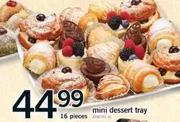 Fortinos MINI DESSERT TRAY, 16 pieces offer