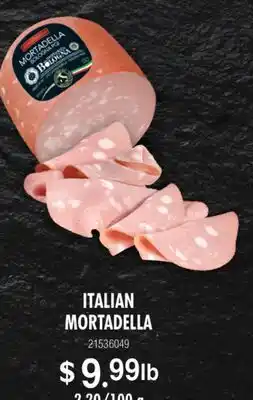Fortinos ITALIAN MORTADELLA, 2.20/100 g offer