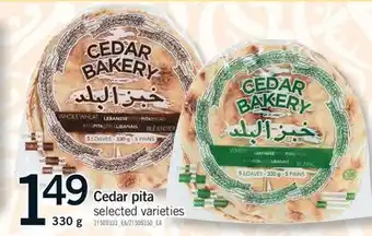 Fortinos CEDAR PITA, 330 g offer