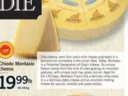 Fortinos CHIODO MONTASIO CHEESE offer