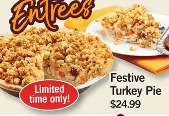 Fortinos FESTIVE TURKEY PIE offer