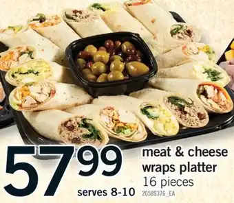 Fortinos MEAT & CHEESE WRAPS PLATTER, 16 pieces offer