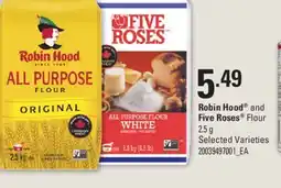 Fortinos ROBIN HOOD AND FIVE ROSES FLOUR, 2.5 G offer