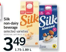 Fortinos SILK NON-DAIRY BEVERAGE, 1.75-1.89 L offer