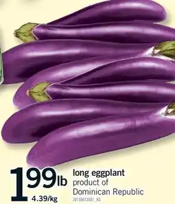 Fortinos LONG EGGPLANT offer