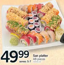 Fortinos SAN PLATTER, 48 PIECES offer