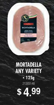 Fortinos MARC ANGELO MORTADELLA ANY VARIETY, 125g offer