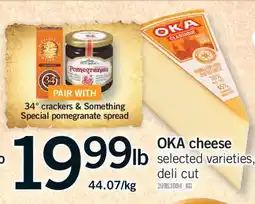 Fortinos OKA CHEESE offer