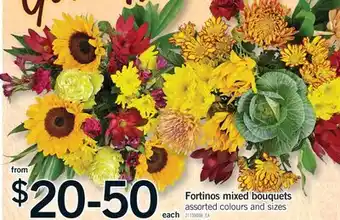 Fortinos FORTINOS MIXED BOUQUETS offer