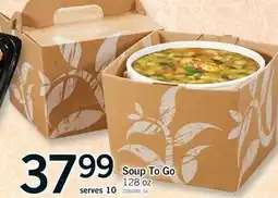 Fortinos SOUP TO GO, 128 OZ offer