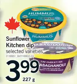 Fortinos SUNFLOWER KITCHEN DIP, 227 G offer