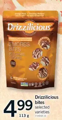 Fortinos DRIZZILICIOUS BITES, 113 G offer