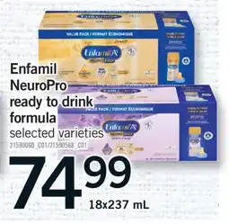 Fortinos ENFAMIL NEUROPRO READY TO DRINK FORMULA, 18x237 mL offer