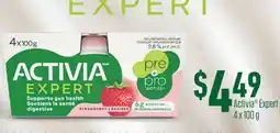 Fortinos ACTIVIA EXPERT, 4 X 100 G offer