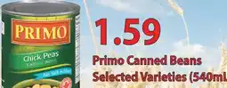 Fortinos PRIMO CANNED BEANS, 540ML offer