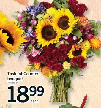 Fortinos Taste of Country bouquet offer