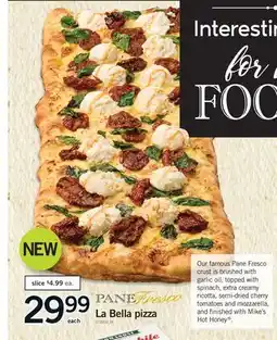 Fortinos PANE FRESCO La Bella pizza offer