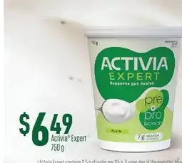 Fortinos ACTIVIA EXPERT, 750 G offer