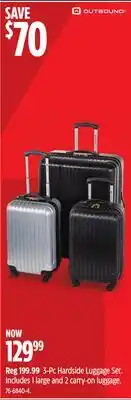 Canadian Tire 3-Pc Hardside Luggage Set offer