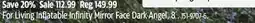 Canadian Tire For Living Inflatable Infinity Mirror Face Dark Angel 8´ offer