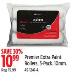 Canadian Tire Premier Extra Paint Rollers, 3-Pack offer