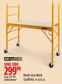 Canadian Tire Multi-Use Work Scaffold offer